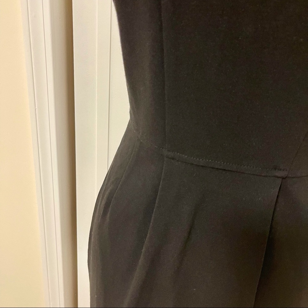 DIANE VON FURSTENBERG Charo Dress Military Black Gold Buttons Short Sleeves 8 - Picture 12 of 13